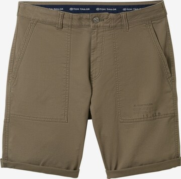 TOM TAILOR Shorts in Grün: predná strana