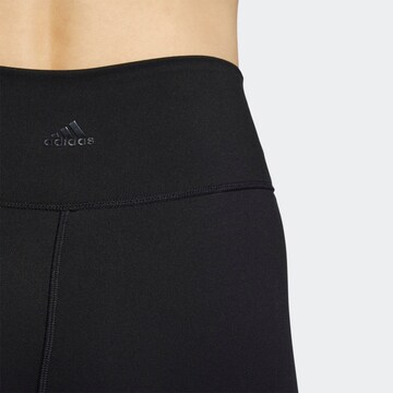 ADIDAS SPORTSWEAR Flared Workout Pants 'Studio ' in Black