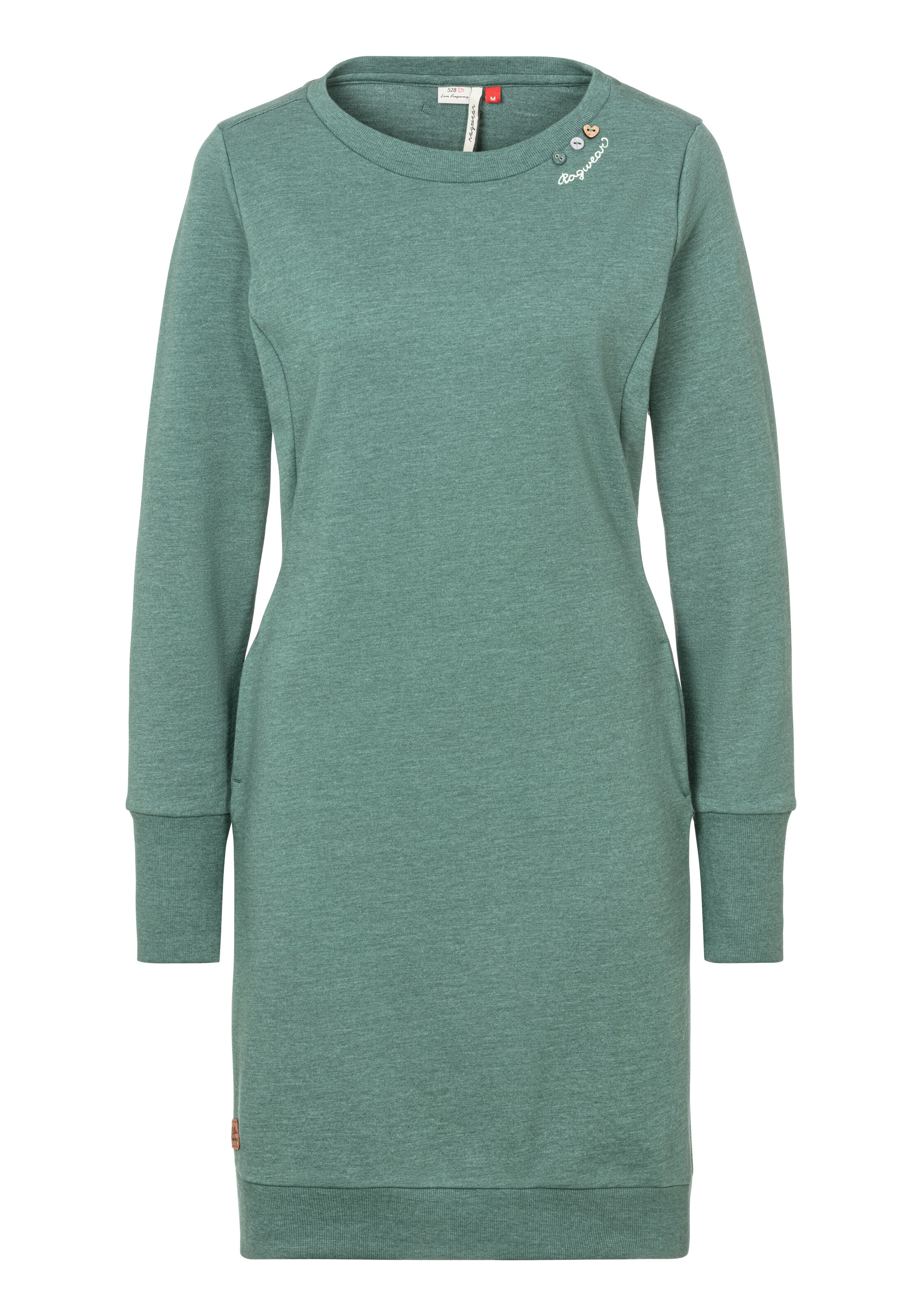 Ragwear Kleid in Grün: Vorderseite