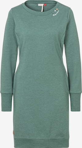 Ragwear Kleid in Grün: Vorderseite