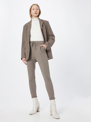 VERO MODA Tapered Bandplooibroek 'Eva' in Groen