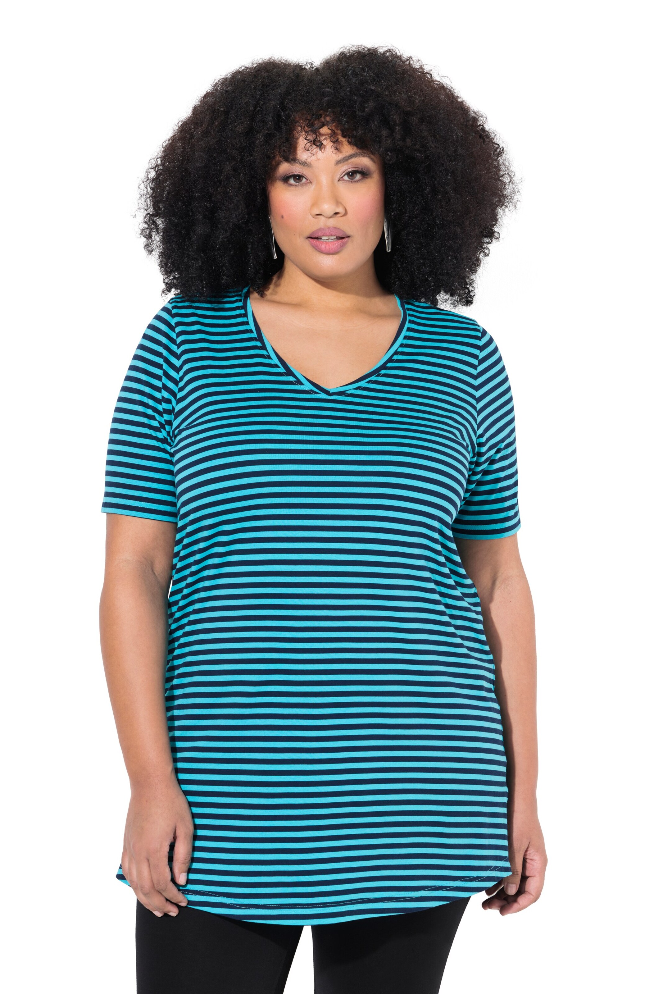 Ulla Popken Shirt in Blau: Vorderseite