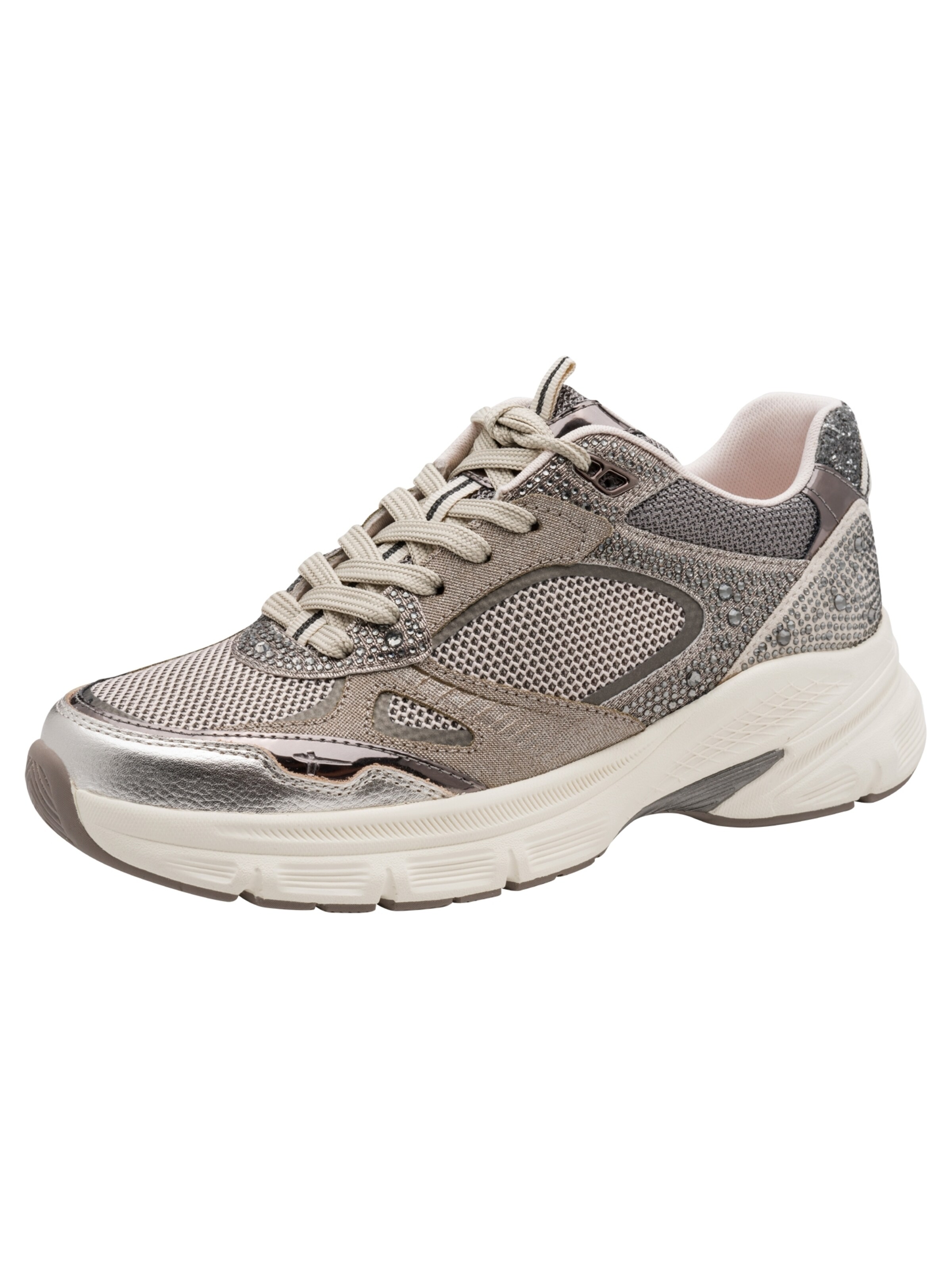 Tamaris Platform trainers in 36 in Grey / Greige / Light grey, Item view