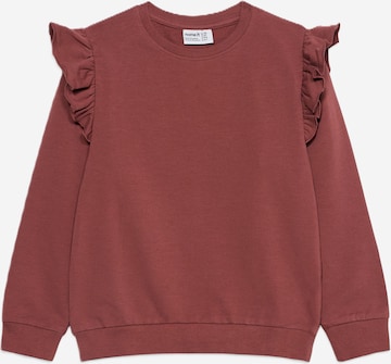 NAME IT - Sudadera 'NMFKluisi' en rojo: frente