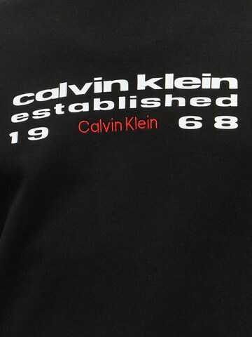 Calvin Klein Jeans Sweatshirt in Zwart