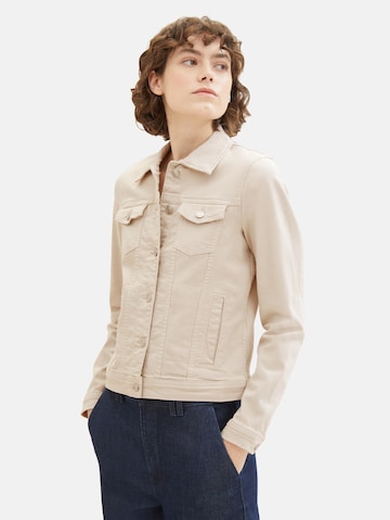 TOM TAILOR Between-Season Jacket in Beige: front