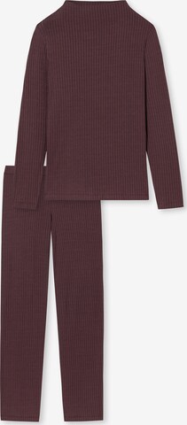 SCHIESSER Pajama in Red: front