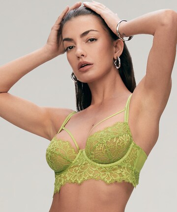 Hunkemöller Bra 'Isabella' in Green: front