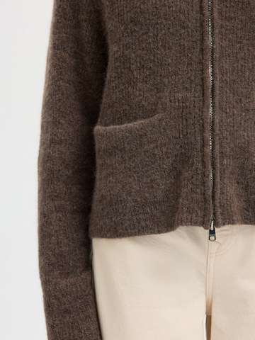 SELECTED Kardigán 'SLFSIA' - barna