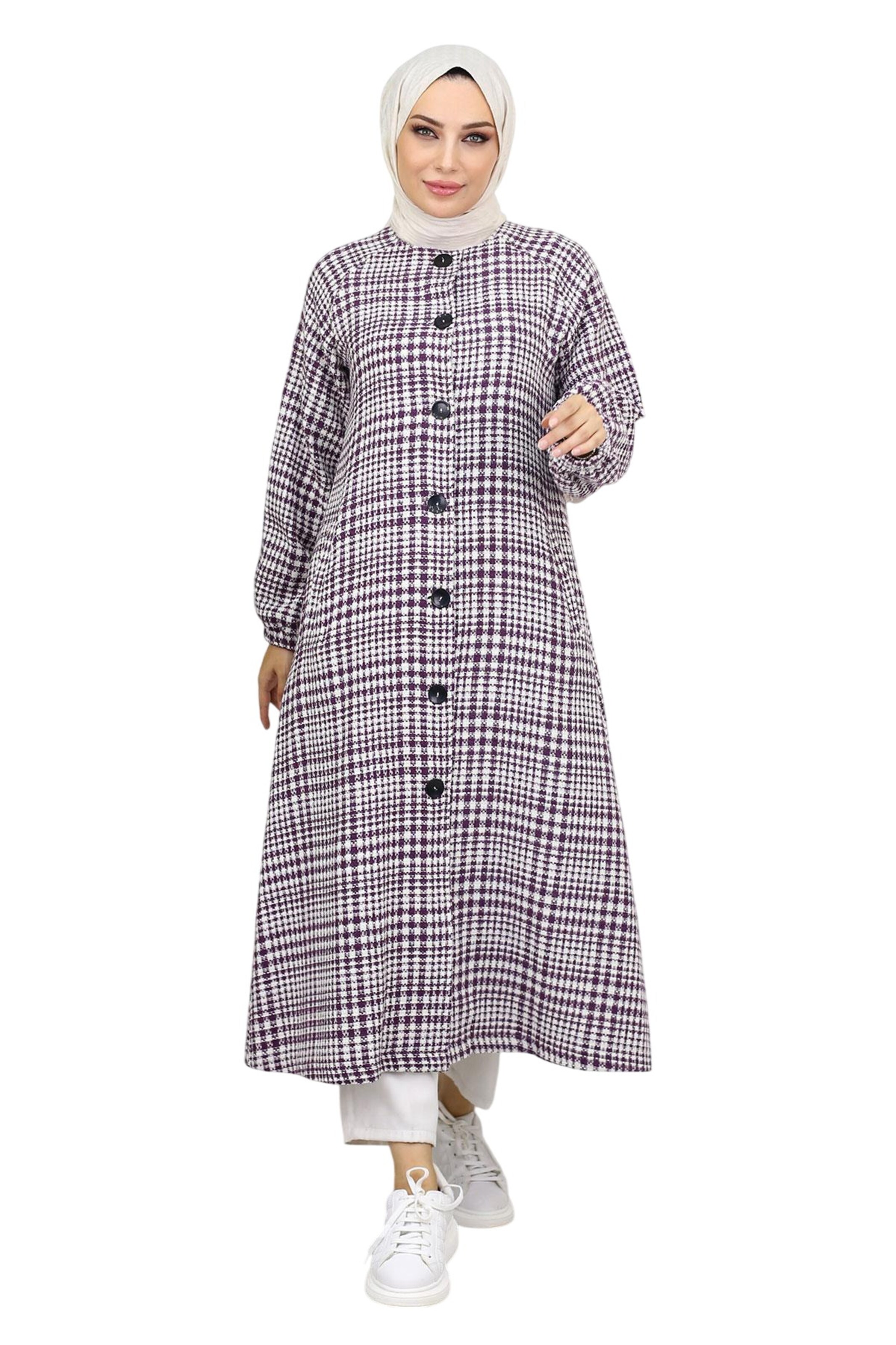 MODAMIHRAM Jurk in Zwart: voorkant