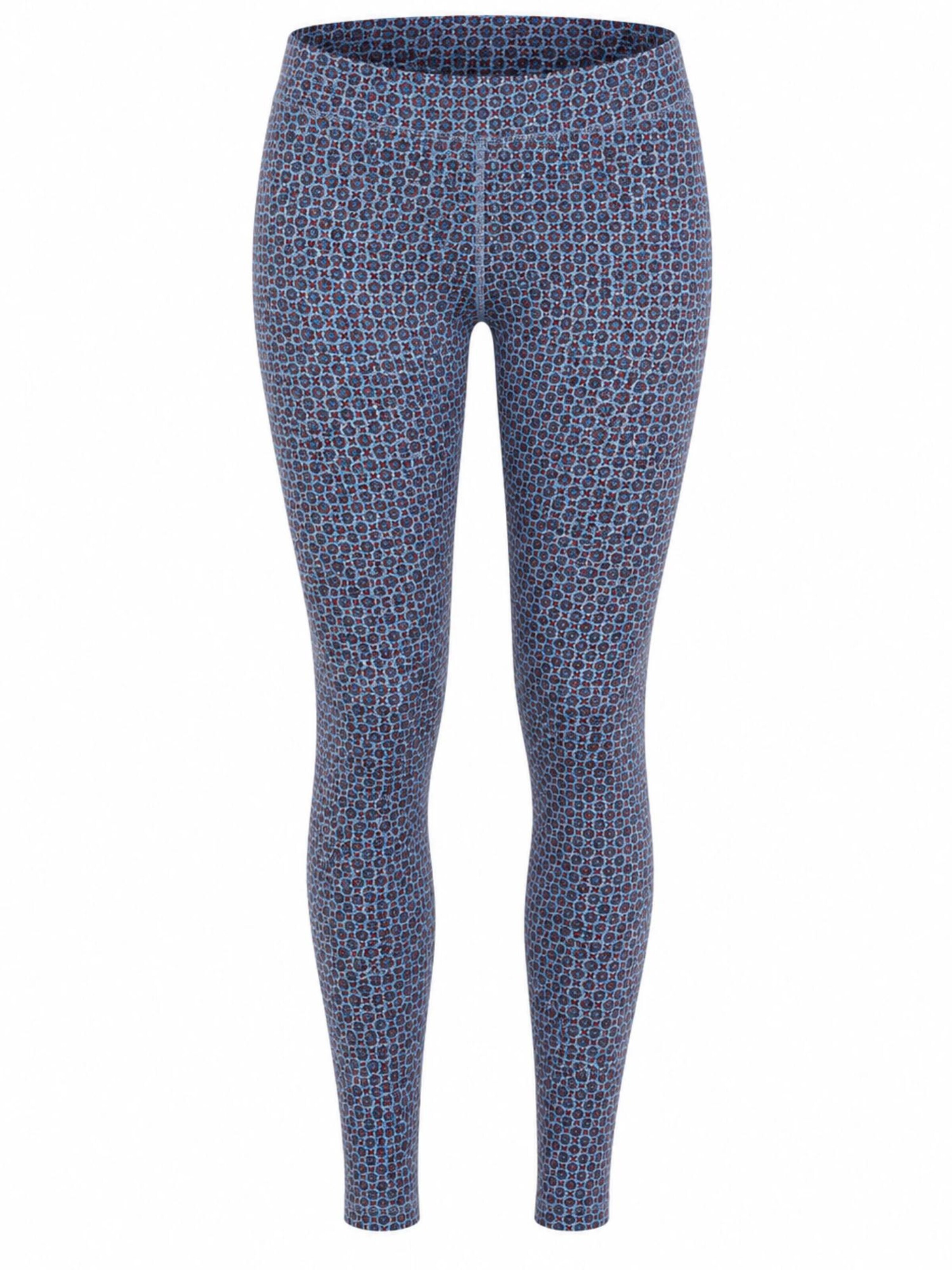 Leela COTTON Skinny Leggings 'Damen Bio-Baumwoll Leggings'‌‌‌‌‌‌‌‌‌‌ in Blau: Vorderseite