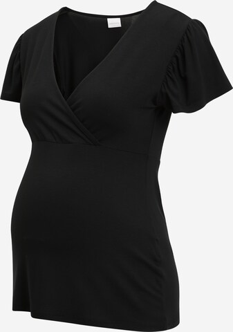 MAMALICIOUS T-Shirt 'KHLOE TESS' in Schwarz: predná strana