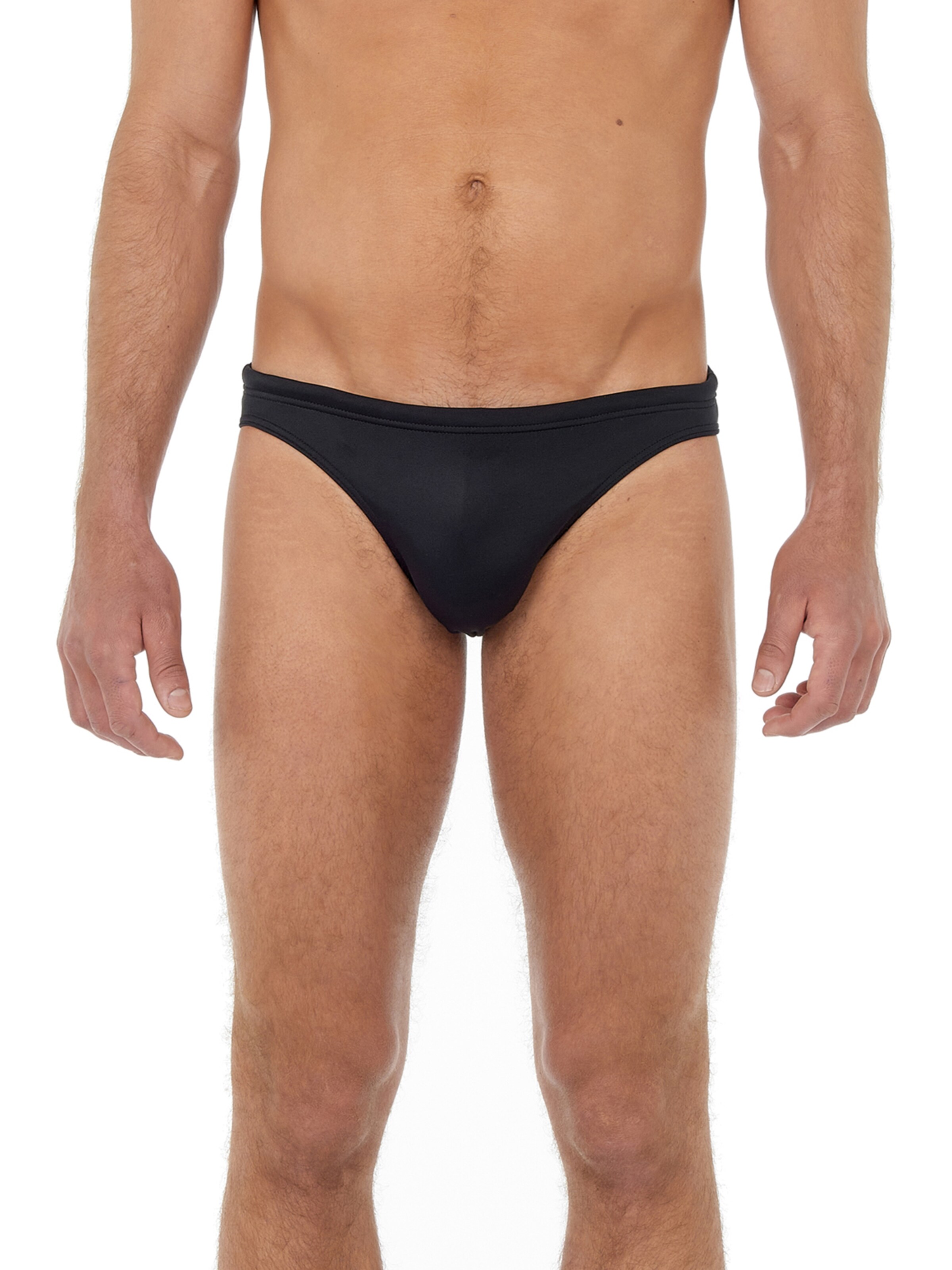 HOM Zwembroek 'Sea Life' in Zwart: voorkant