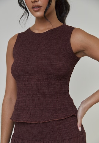 Haut South Beach en marron