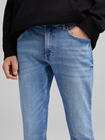 Coupe slim Jean Bershka en bleu