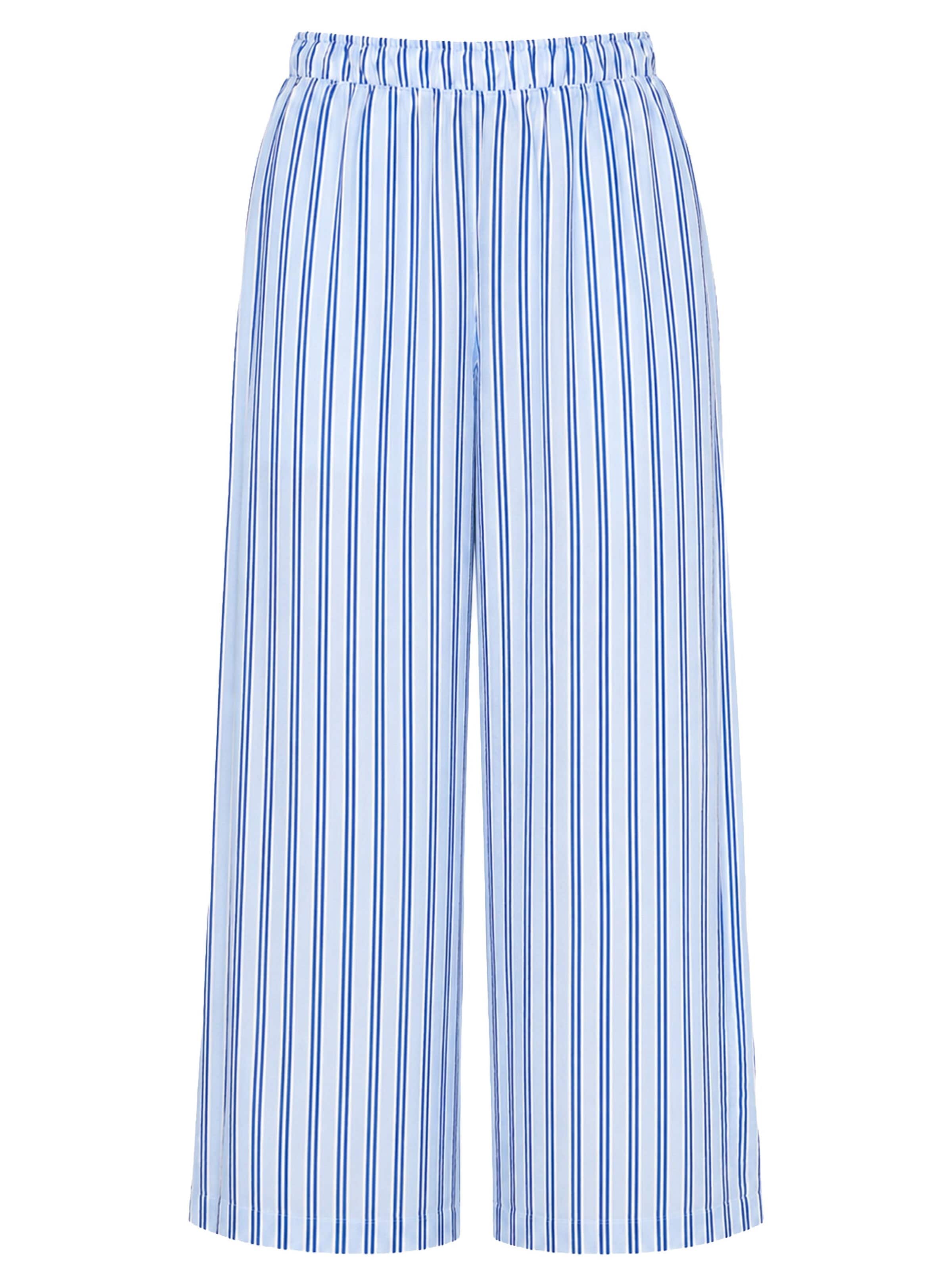 SASSYCLASSY Loosefit Byxa i blå: framsida