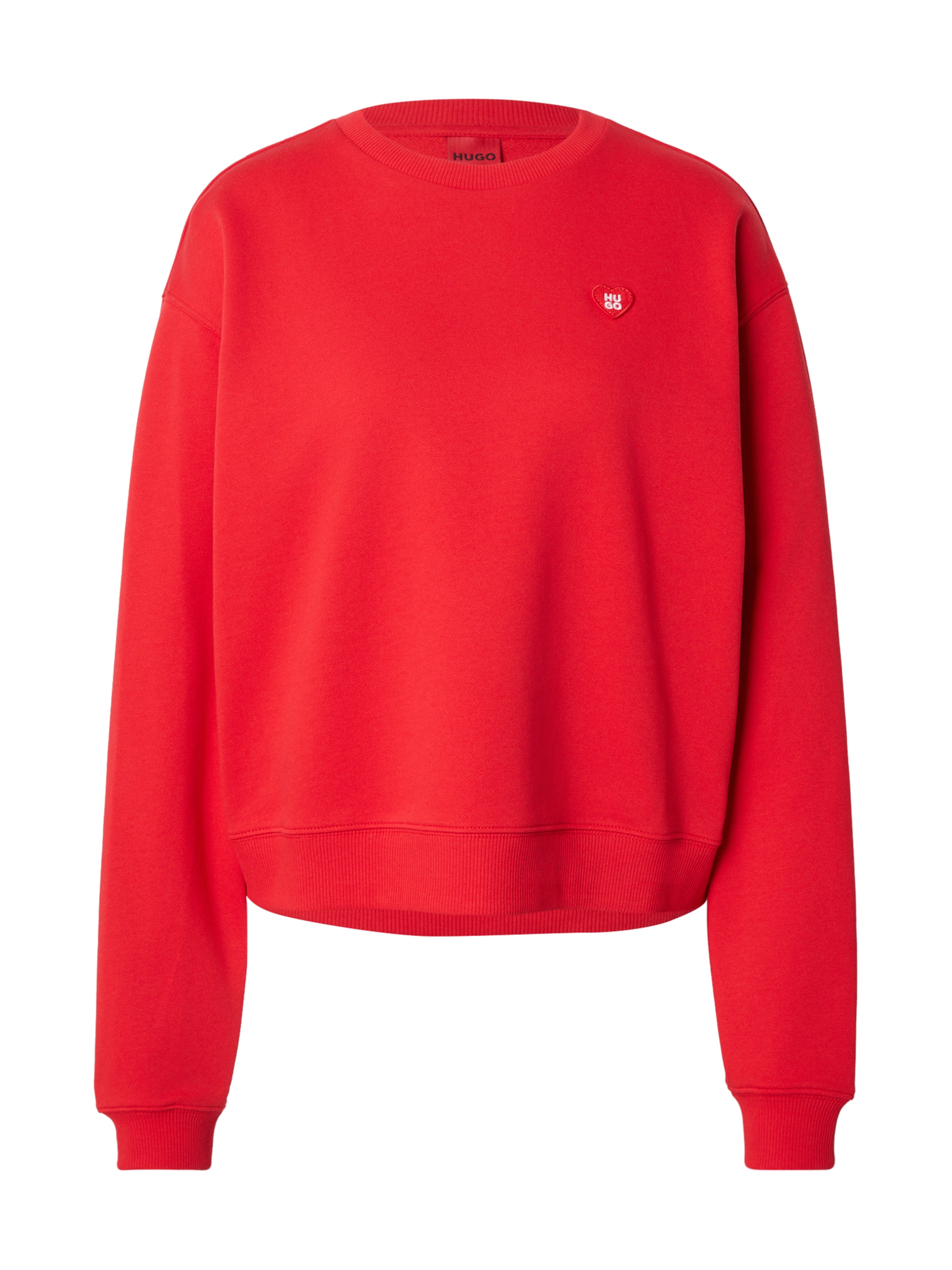 raudona HUGO Megztinis be užsegimo 'Deroxina_7': priekis