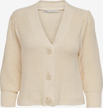 ONLY Strickjacke 'ALBI' in Beige: predná strana