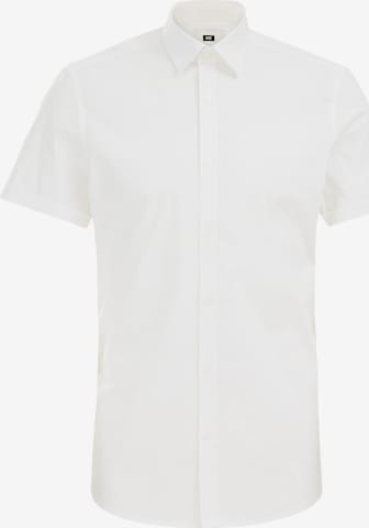 WE Fashion Slim fit Koszula w kolorze biały: przód