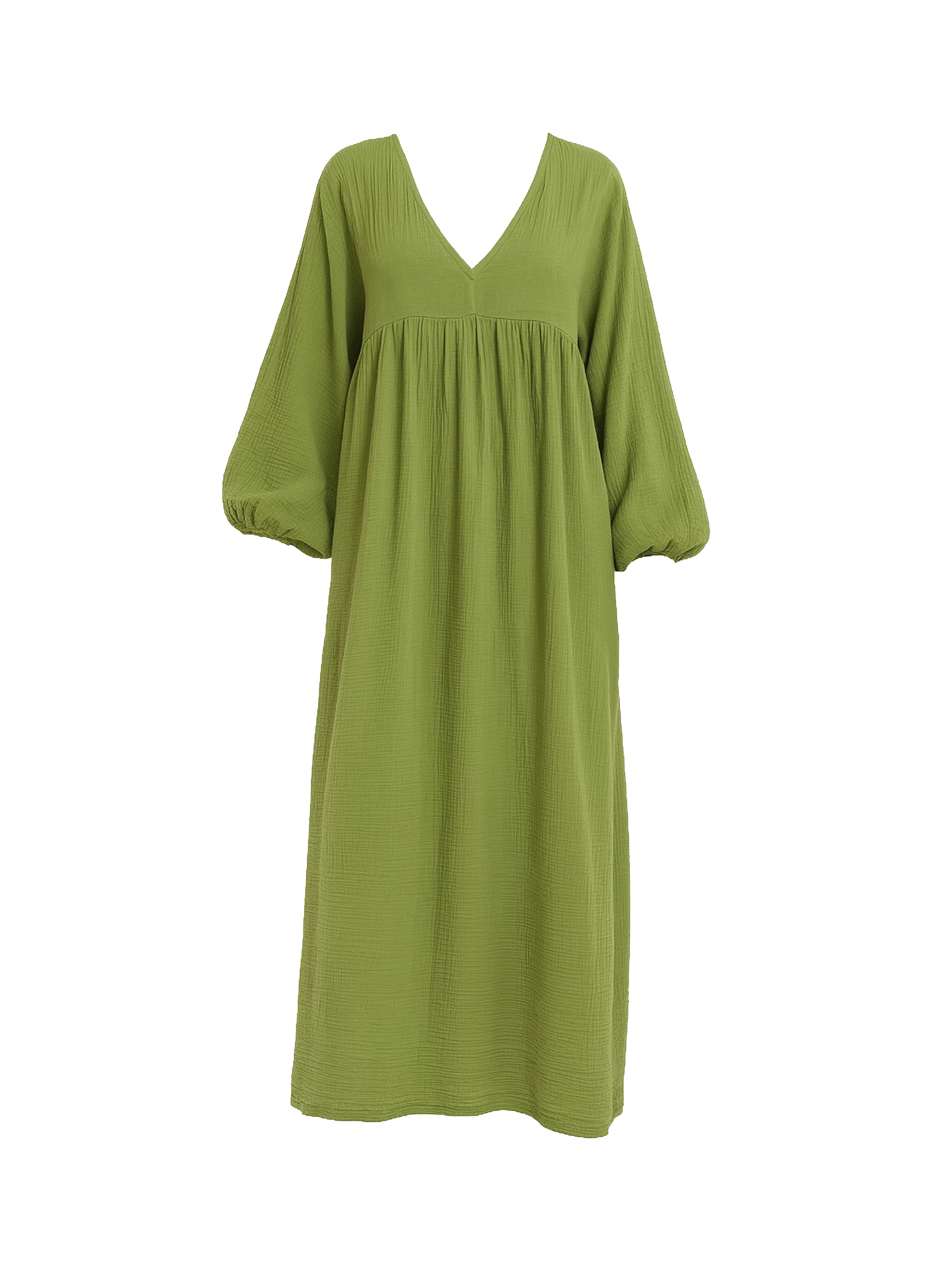 Robe Elara en vert : devant