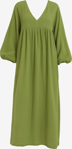 Robe Elara en vert : devant