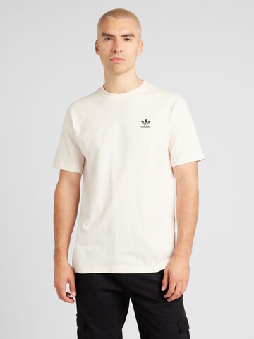 ADIDAS ORIGINALS T-Shirt 'Trefoil Essentials' in Weiß: predná strana