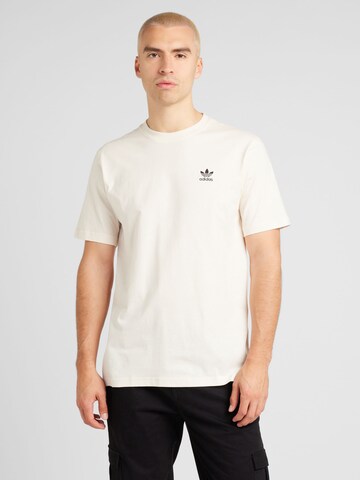 T-Shirt 'Trefoil Essentials' ADIDAS ORIGINALS en blanc : devant