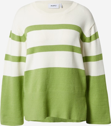 Moves Пуловер 'Malva' в зелено: отпред