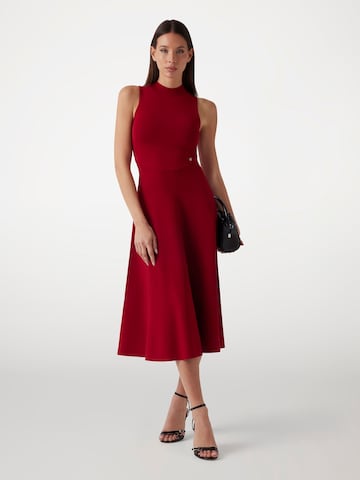 GUESS Knitted dress 'Cassandra' in Red: front
