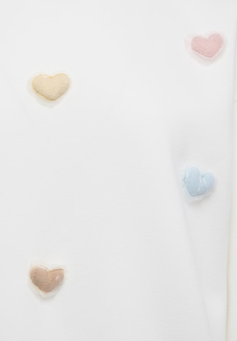 Sweat-shirt 'Pop' MYMO en blanc