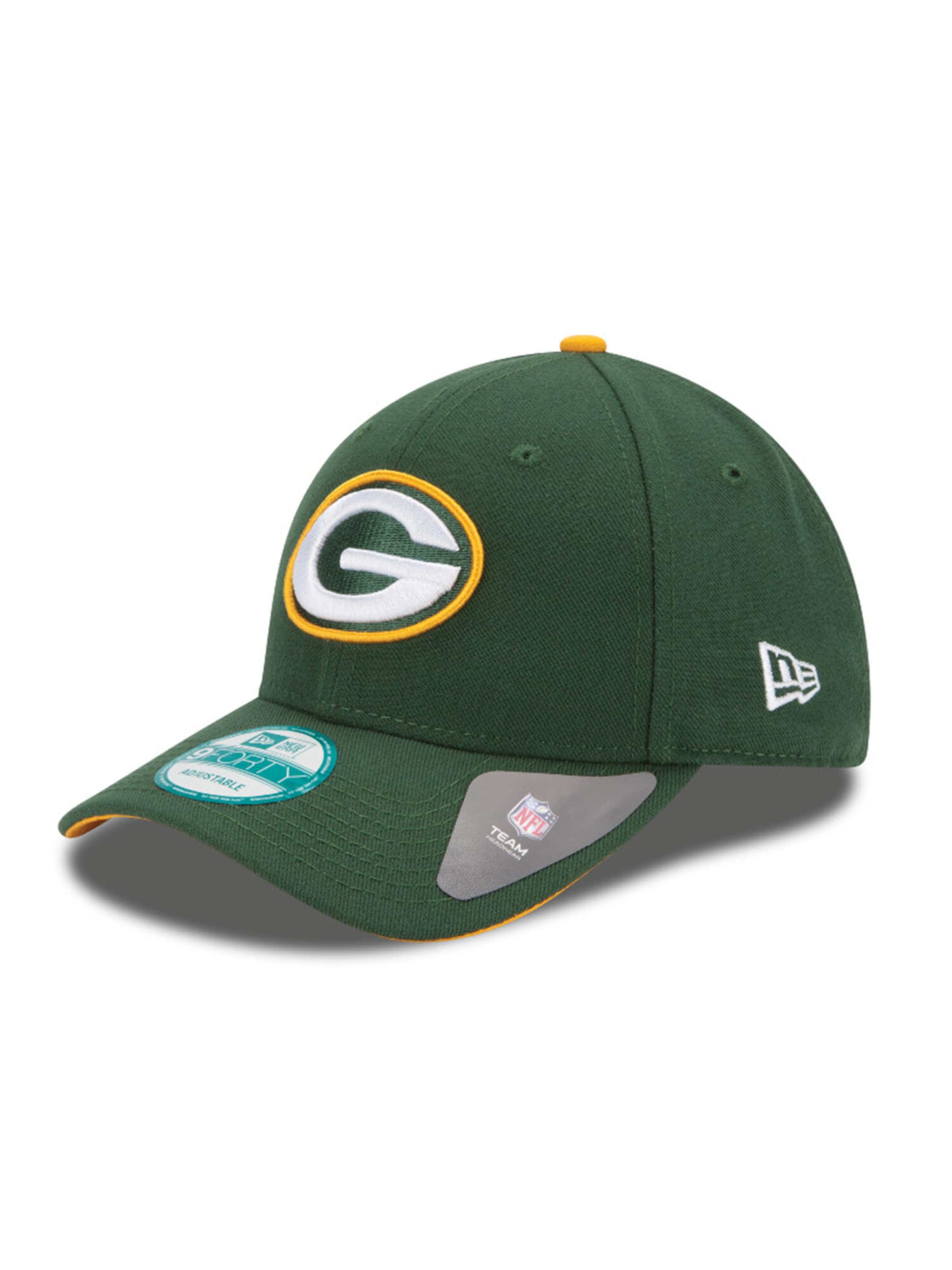 NEW ERA Athletic Cap '9FORTY Green Bay Packers The League' in Green: front