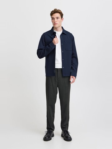 Casual Friday Regular fit Button Up Shirt 'Sebastian' in Blue