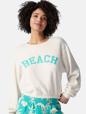 PJ Salvage Pajama shirt 'Tahitian Tropics' in Beige: front