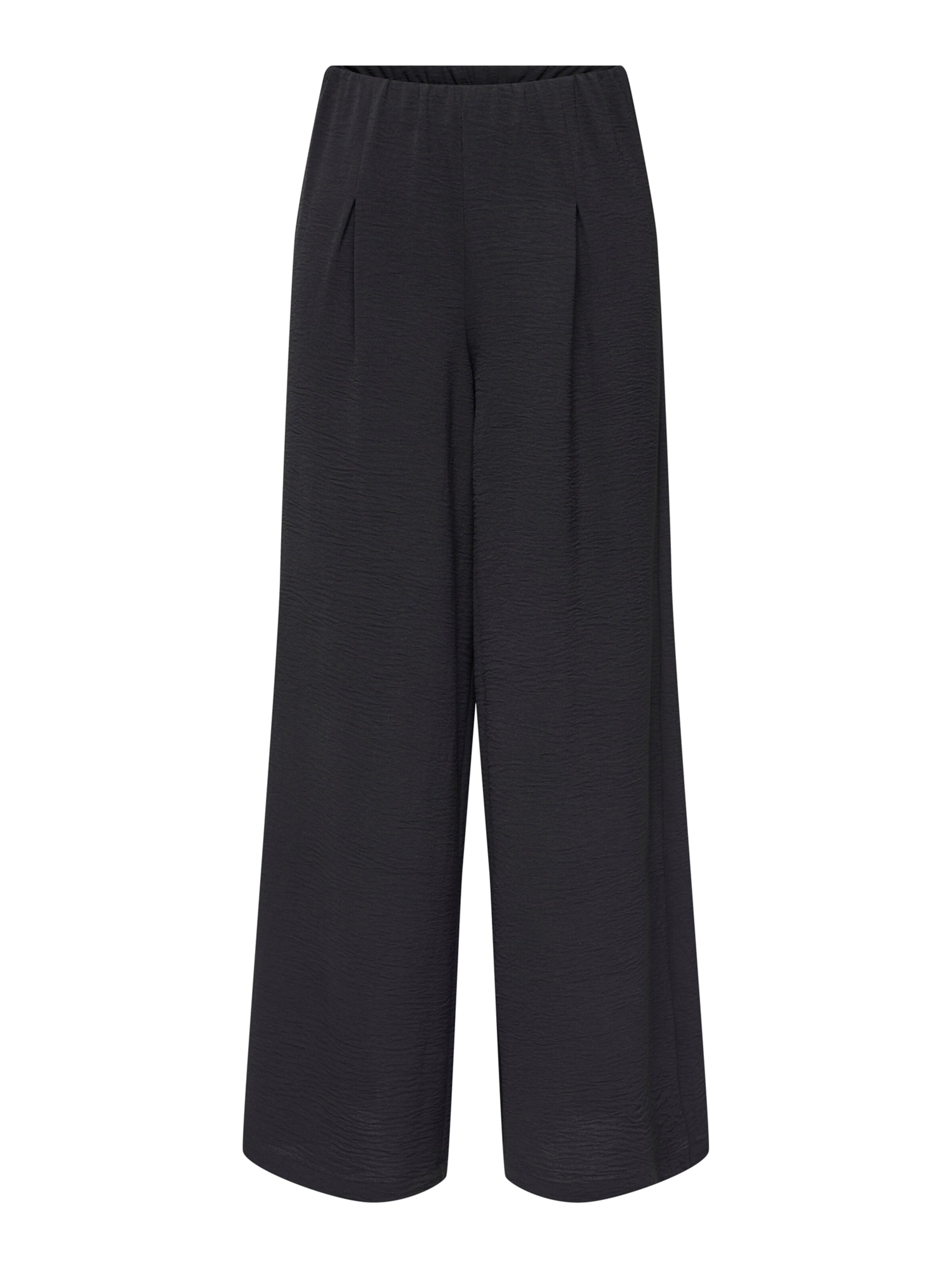 ONLY Широкий Брюки со складками 'ONLJOSLIN METTE' в Черный: спереди