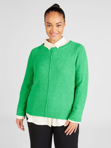 Pullover 'NEW FOXY' di ONLY Carmakoma in verde: frontale