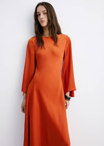 MANGO Evening Dress 'Rouse-a' in Orange
