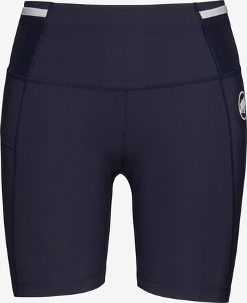 MAMMUT Skinny Workout Pants 'Eiger Speed' in Blue: front