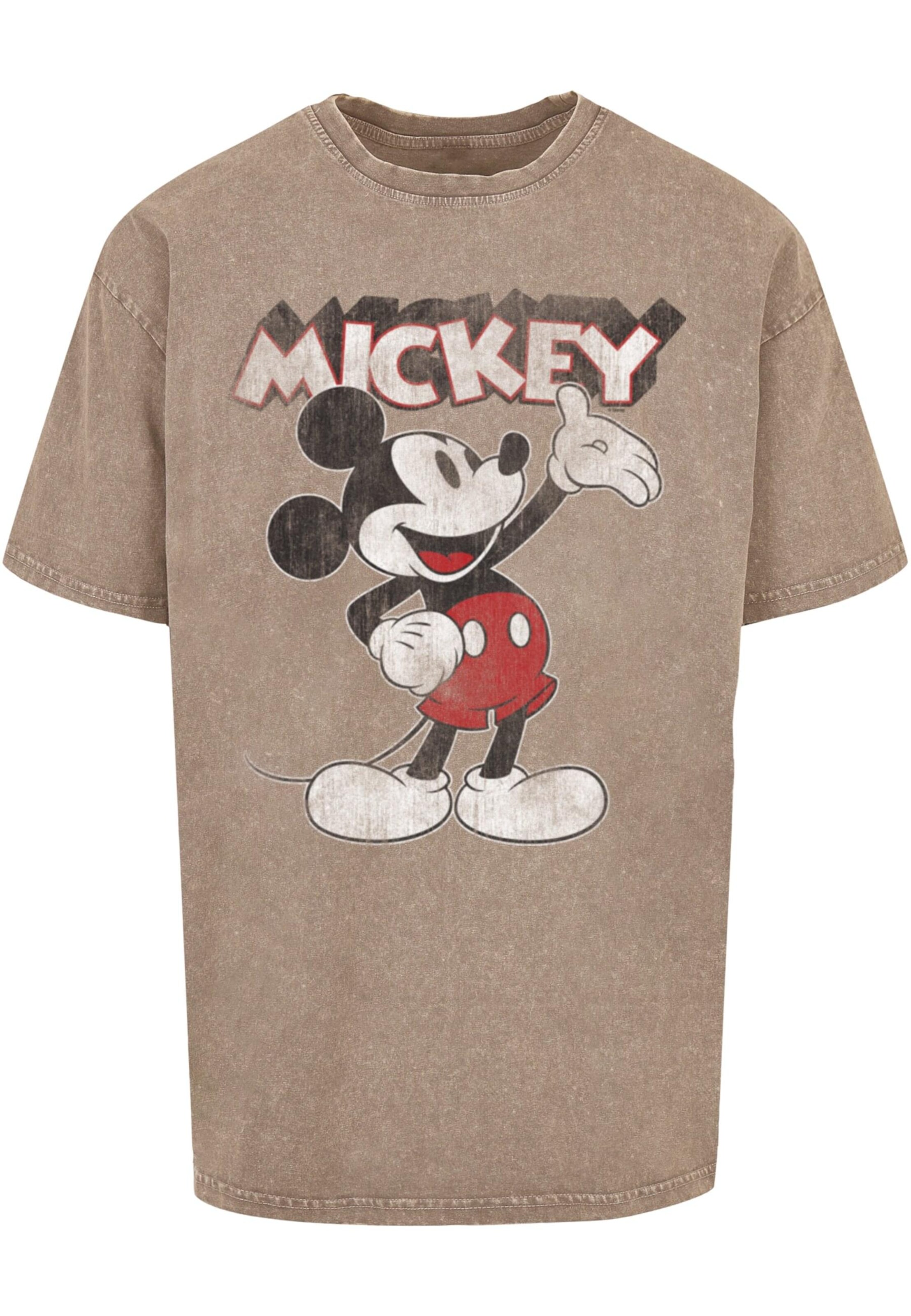 T-Shirt 'Mickey Mouse - Presents' ABSOLUTE CULT en gris : devant