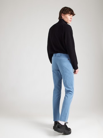BOSS - Slimfit Pantalón chino en azul