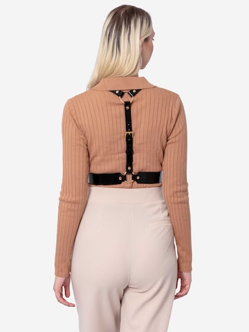 Haute Cuir Belt 'Harness' in Black