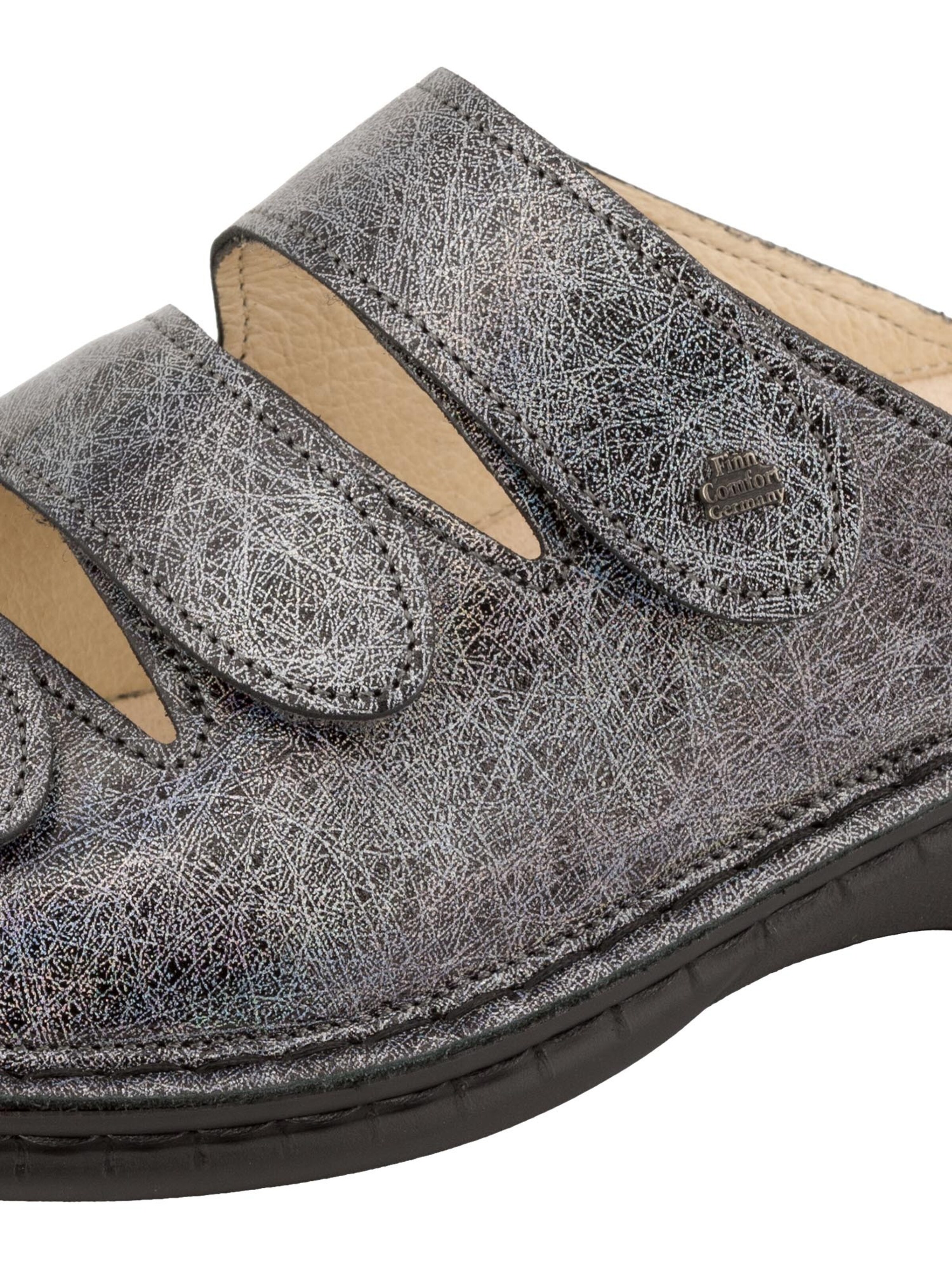 Finn Comfort Pantolette 'Hellas'‌‌‌‌‌‌ in Grau