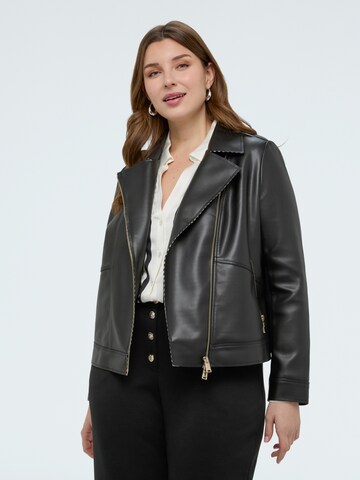 Fiorella Rubino - Chaqueta de entretiempo en negro: frente