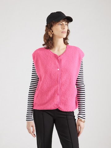 PIECES - Colete 'PCKATTY' em rosa: frente