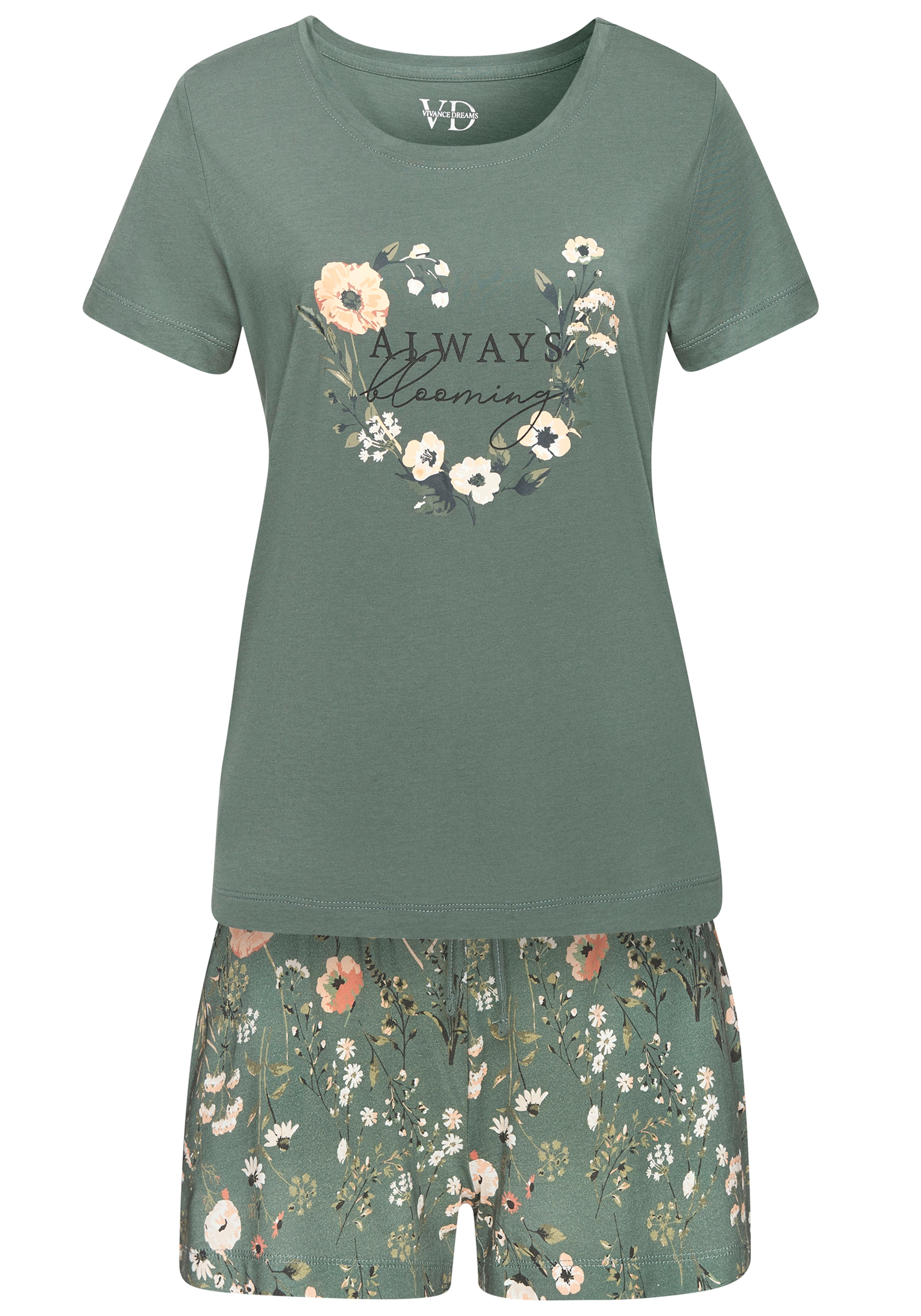 LASCANA Kraťasy - Zelená: predná strana