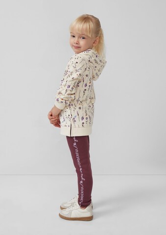Coupe slim Leggings s.Oliver en rouge