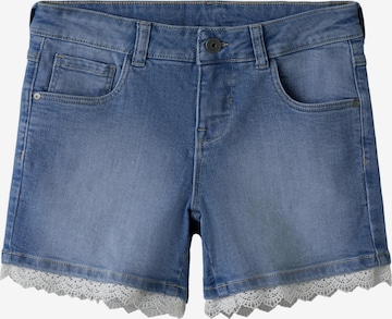 mėlyna TWO SOON Prigludęs Džinsai: priekis