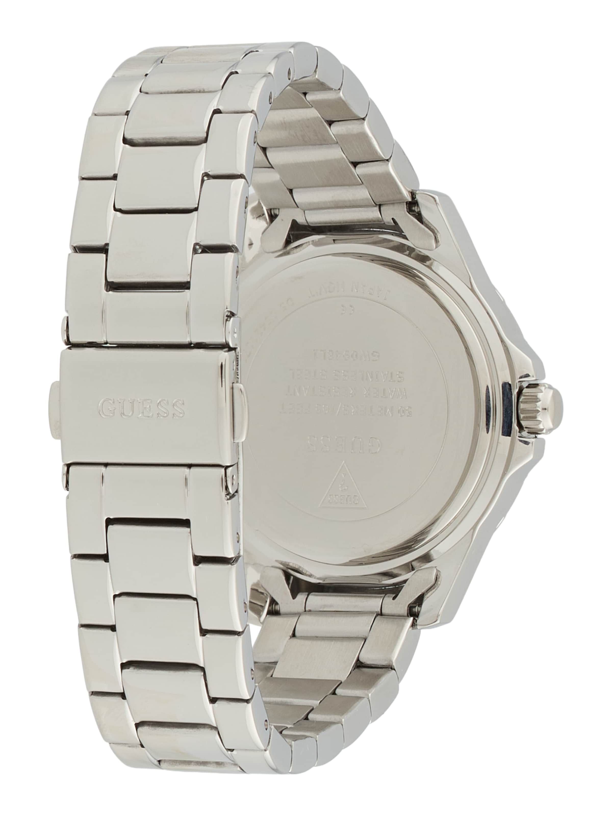 Ceas analogic 'Mist' de la GUESS pe argintiu