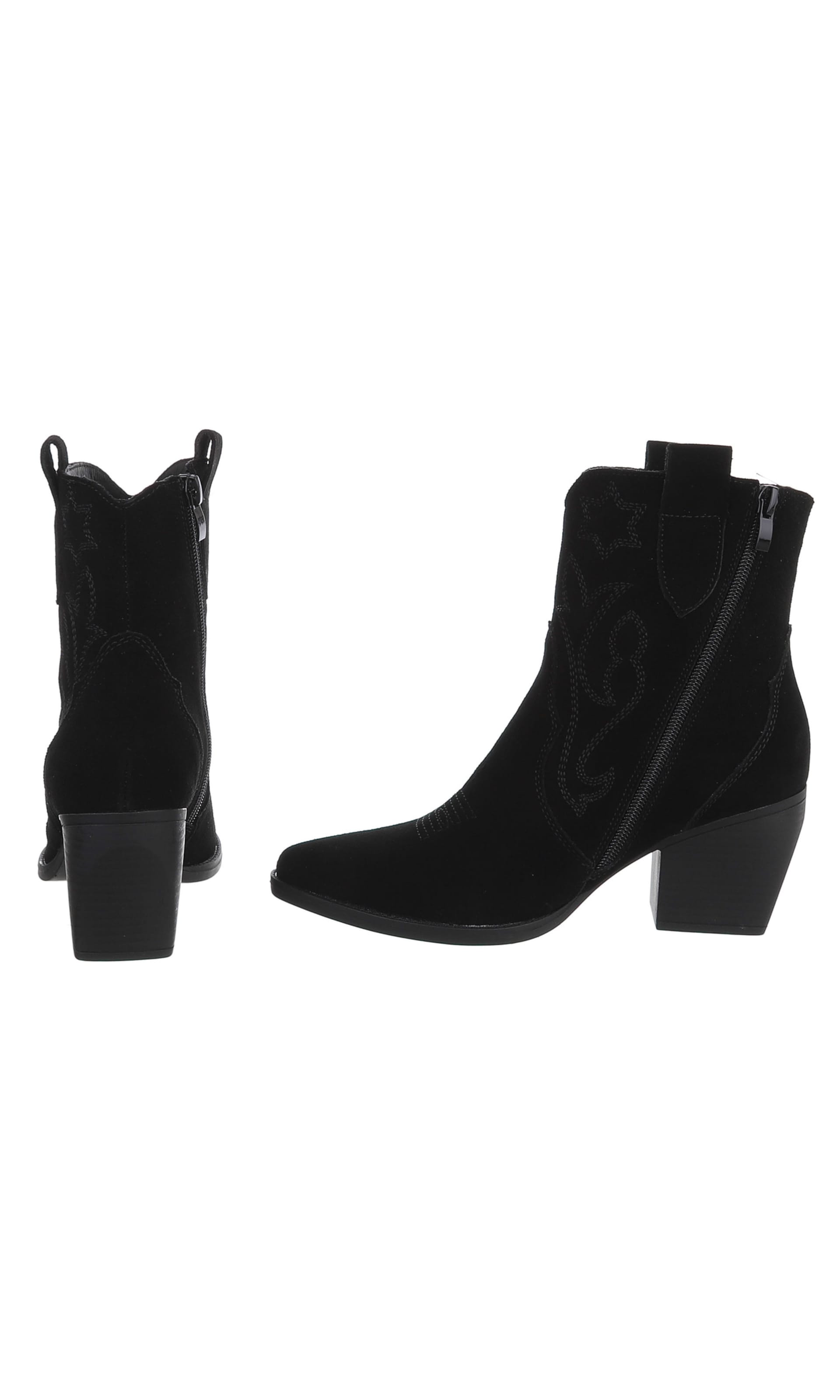 Ital-Design Cowboystiefel in Schwarz