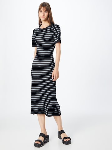 Soft Rebels Knitted dress 'Siffie' in Black: front