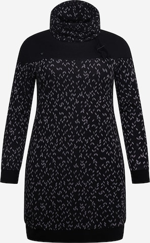 Ragwear Plus - Vestido 'CHLOE' en negro: frente